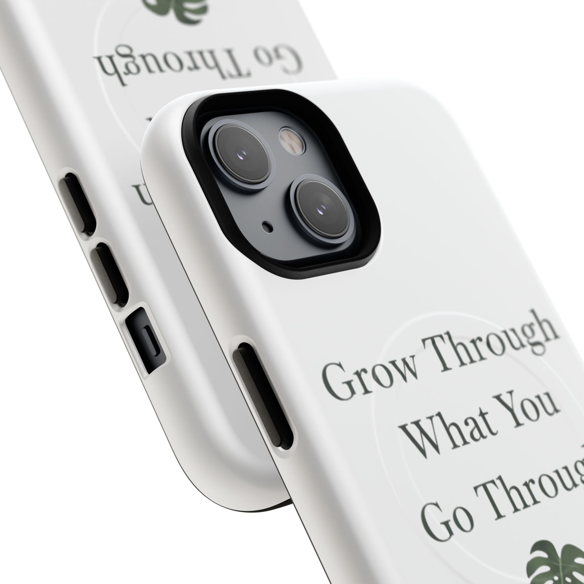 Grow Through What You Go Through Tough Magnetic Phone Case — Inspirational Protective Phone Cover