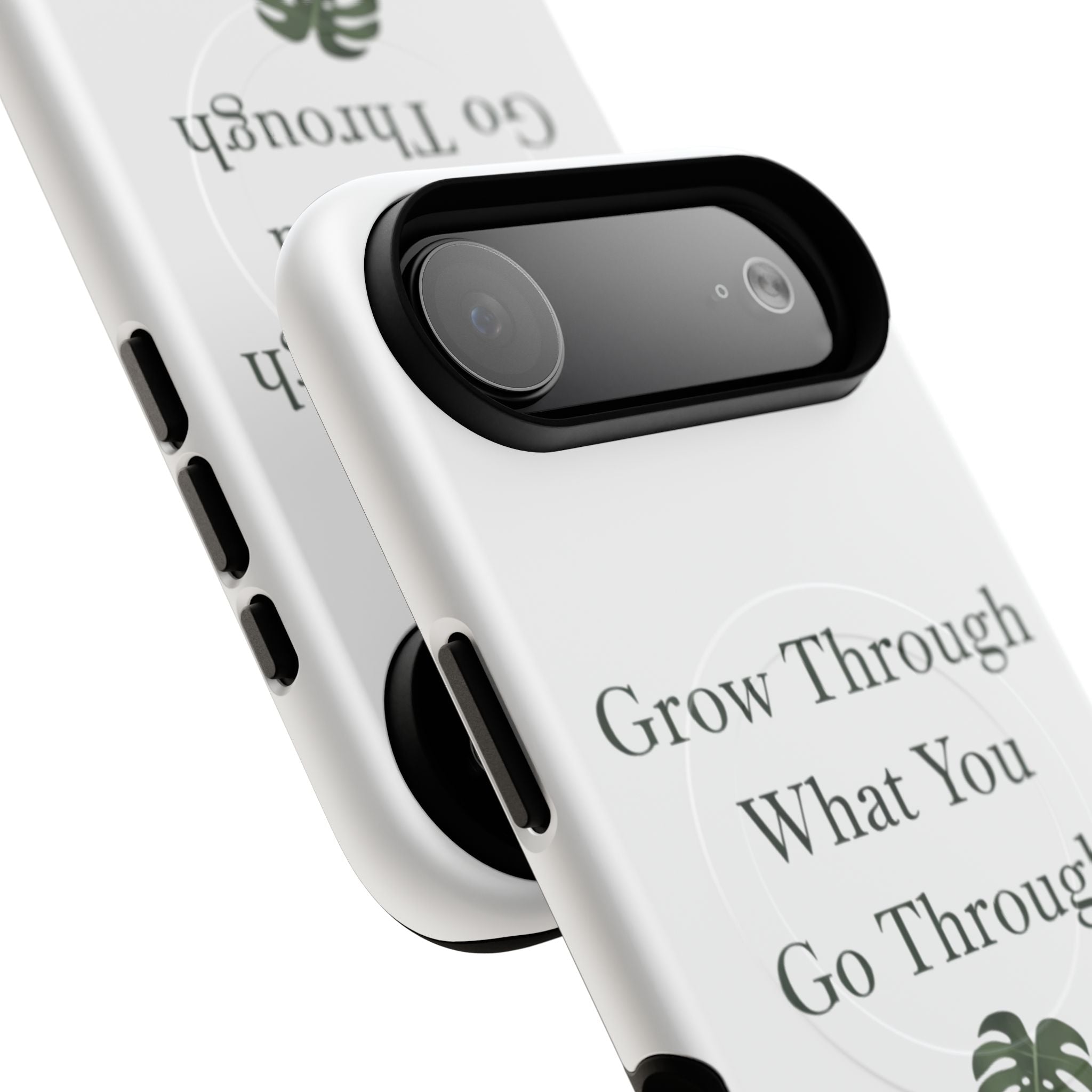 Grow Through What You Go Through Tough Magnetic Phone Case — Inspirational Protective Phone Cover