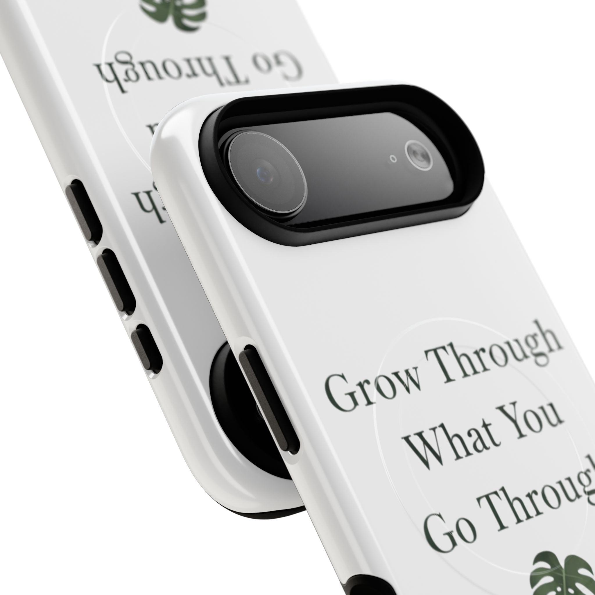 Grow Through What You Go Through Tough Magnetic Phone Case — Inspirational Protective Phone Cover